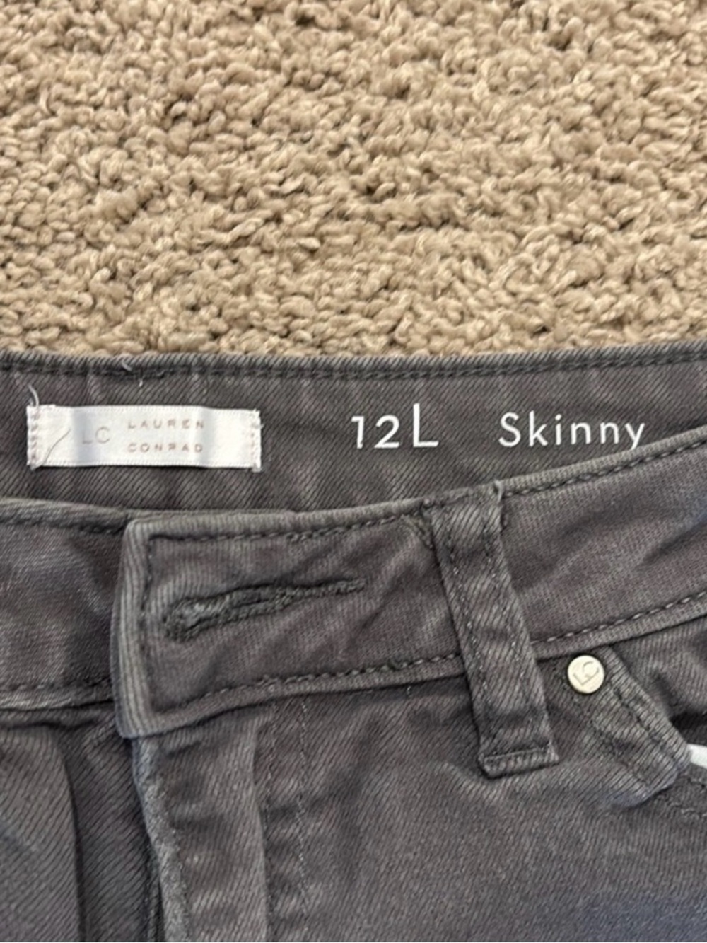 LC Lauren Conrad Skinny Jeans Bundle Size 12L 4 Pairs Denim Pants - Picture 7 of 15